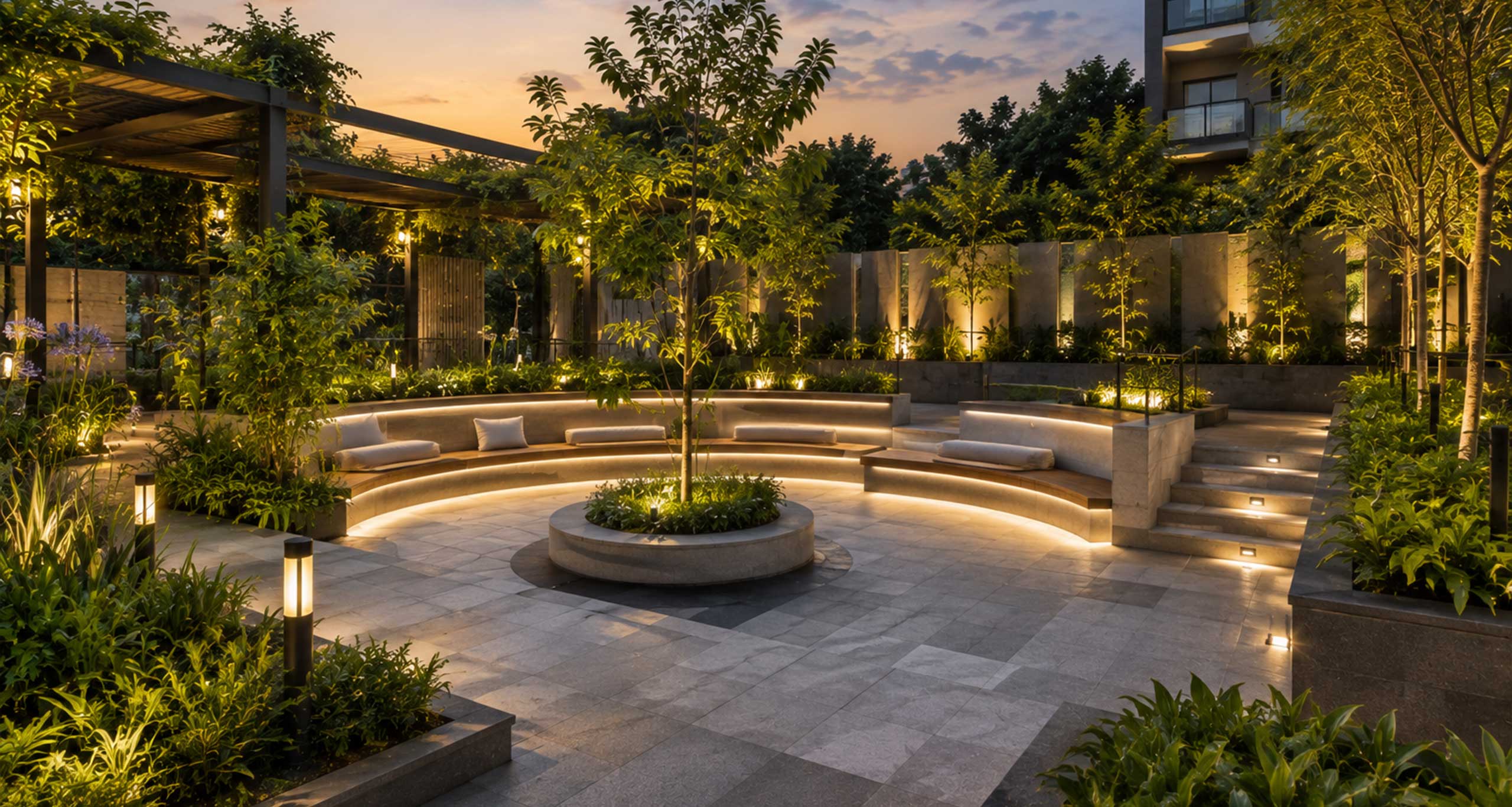 Seating-plaza